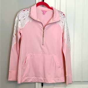 EUC & RARE Lilly Pulitzer Popover Sweatshirt Size Small
